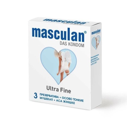 Презерватив Masculan Ultra Fine Особо тонкие 3 шт